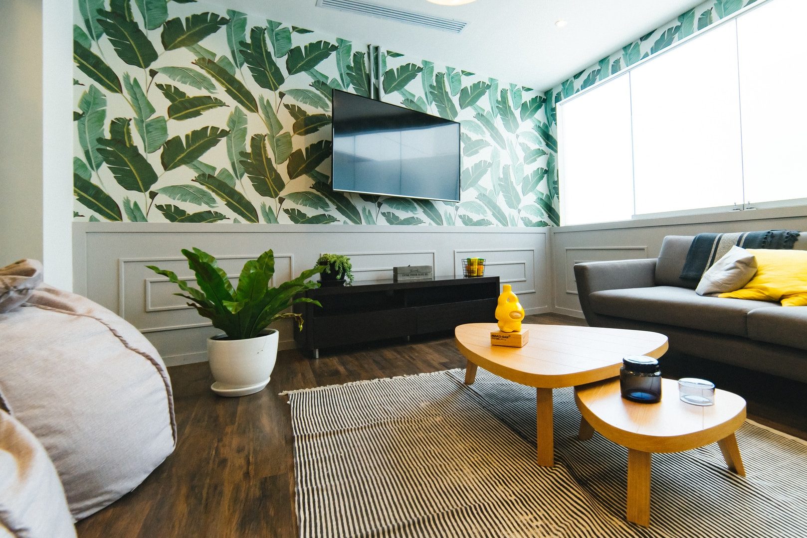 photo of flat screen television